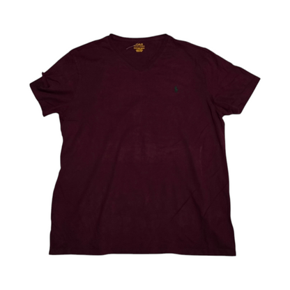 Playera Ralph Lauren Xgrande Xl Vino Pony Verde
