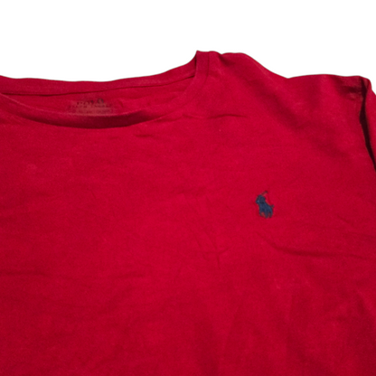 Playera Manga Larga Ralph Lauren Xgrande Xl Custom Fit Rojo