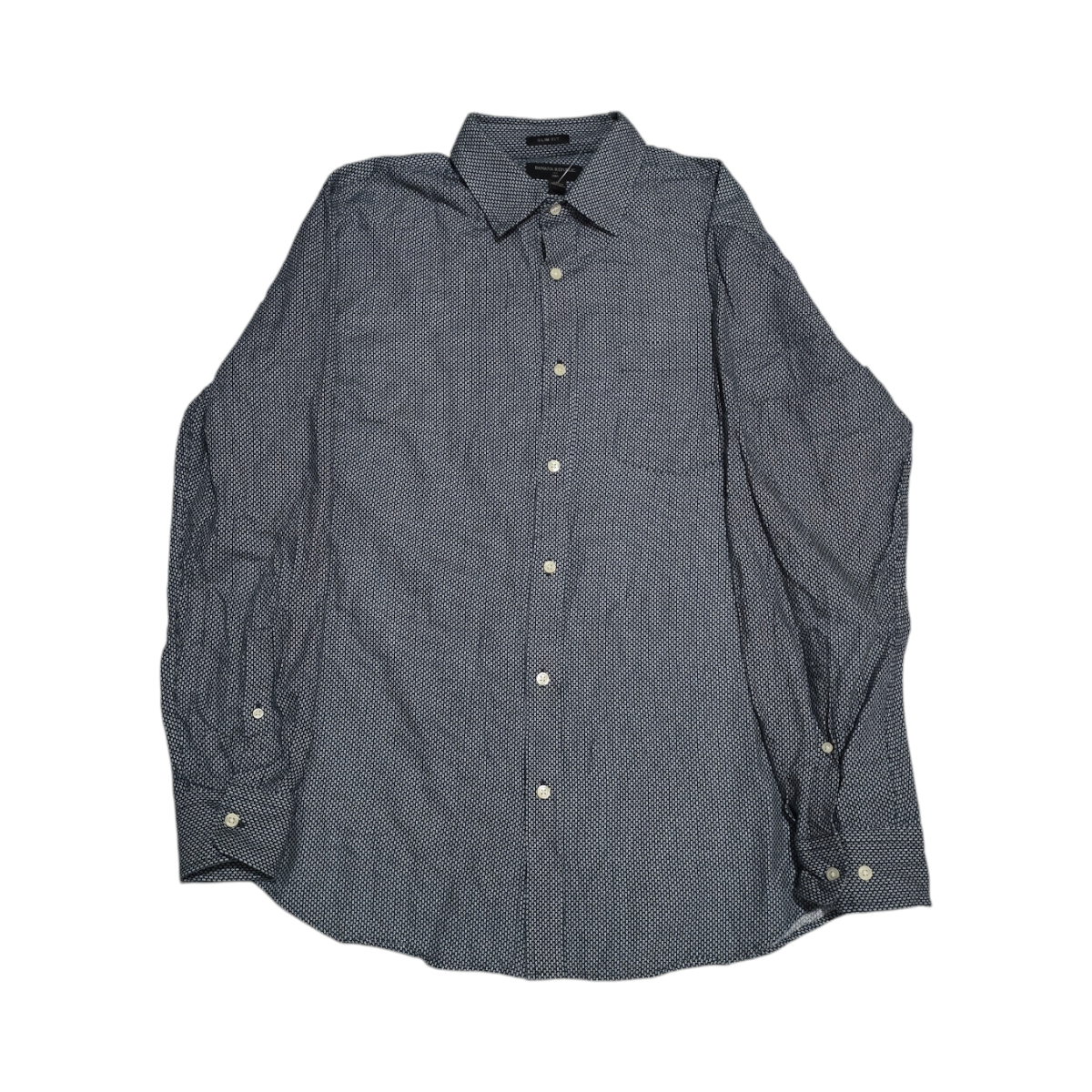 Camisa Banana Republic Grande L Slimfit Azul Lino