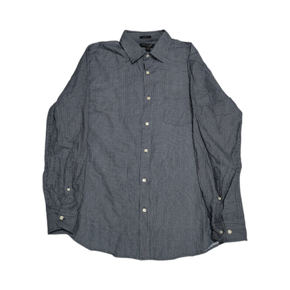 Camisa Banana Republic Grande L Slimfit Azul Lino
