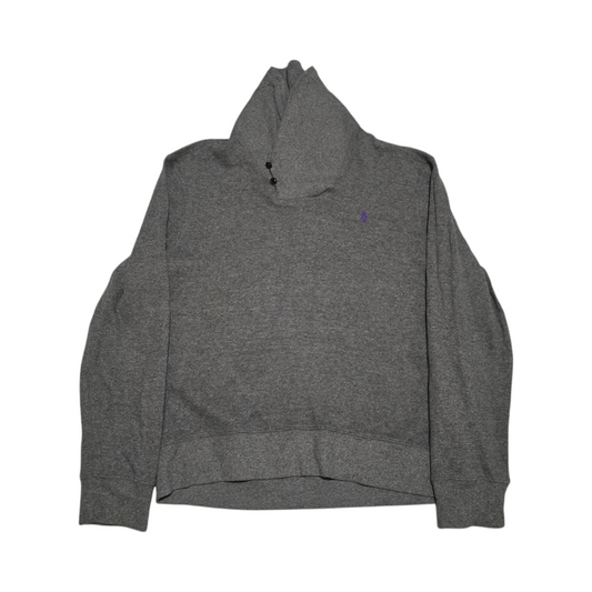 Sueter Ralph Lauren Xgrande Gris Cuello Alto Pony Morado