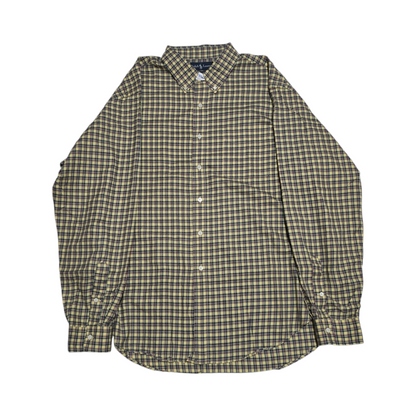 Camisa Ralph Lauren 2xl Classic Fit Cuadro Amarillo Y Azul