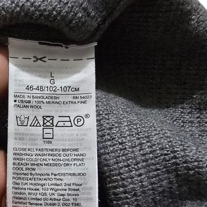 Sueter Banana Republic Grande L Color Gris