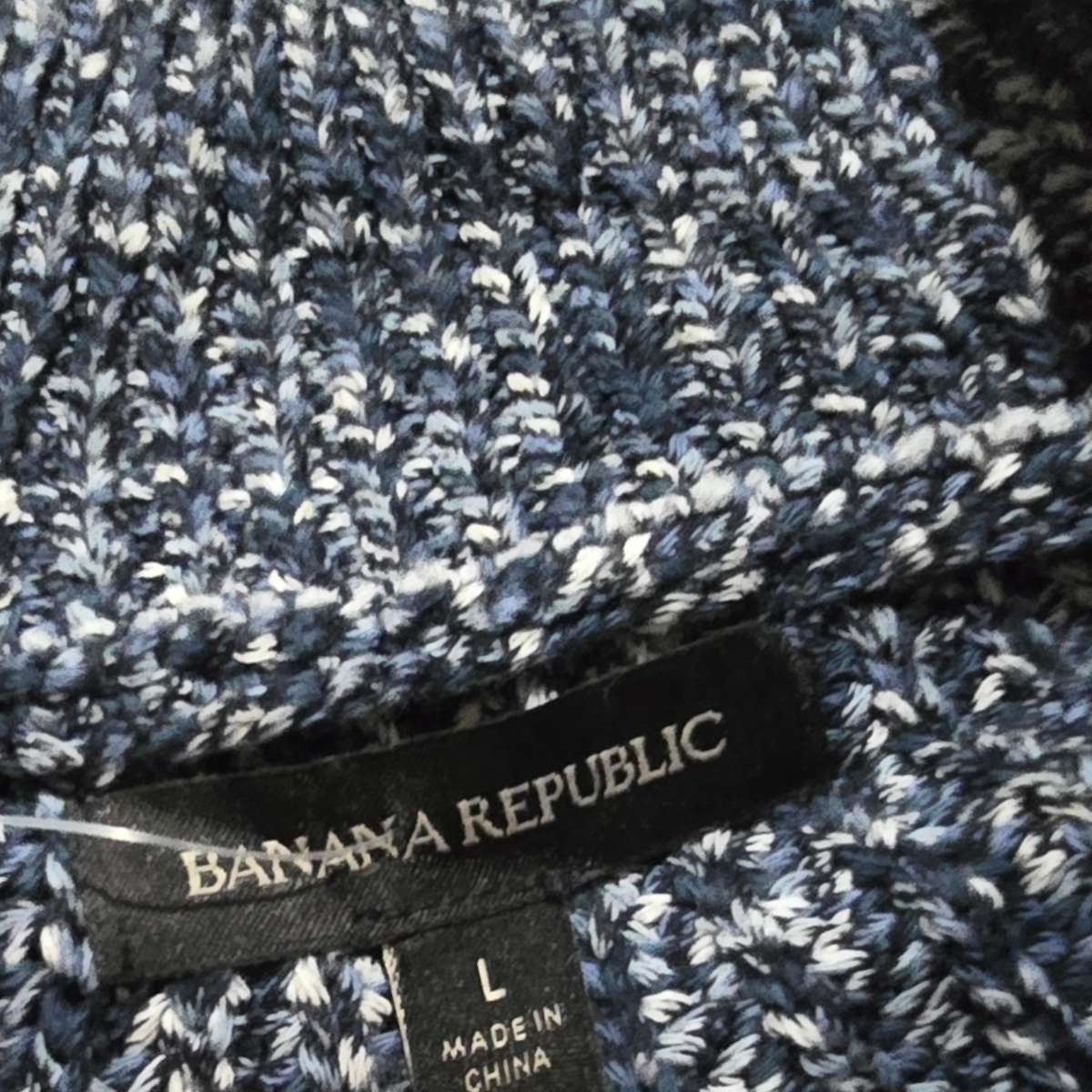 Cardigan Banana Republic Grande L Color Azul