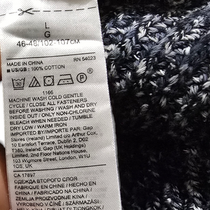 Cardigan Banana Republic Grande L Color Azul