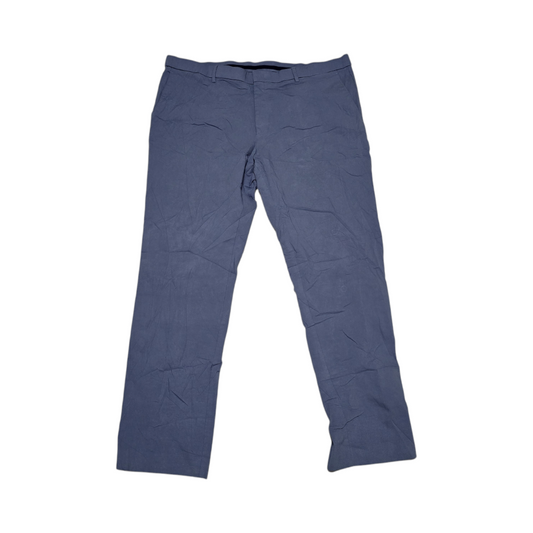 Pantalon Recto Tommy Hilfiger 40x32 Azul Metalico