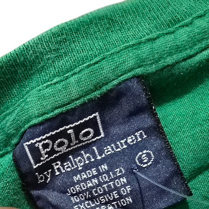 Playera Ralph Lauren Chico S Verde Retro Pony Morado