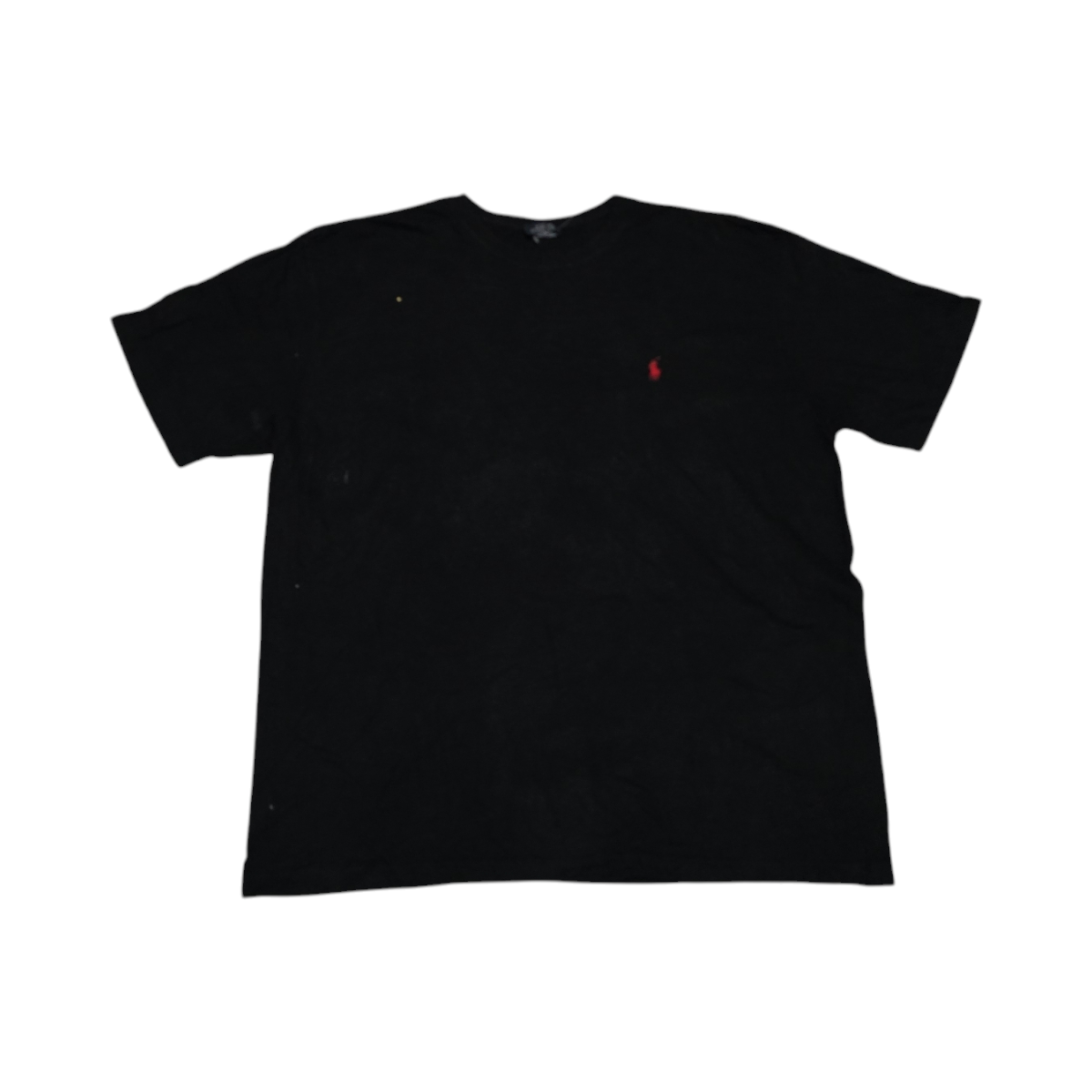 Playera Ralph Lauren Grande L Negro Pony Rojo Retro