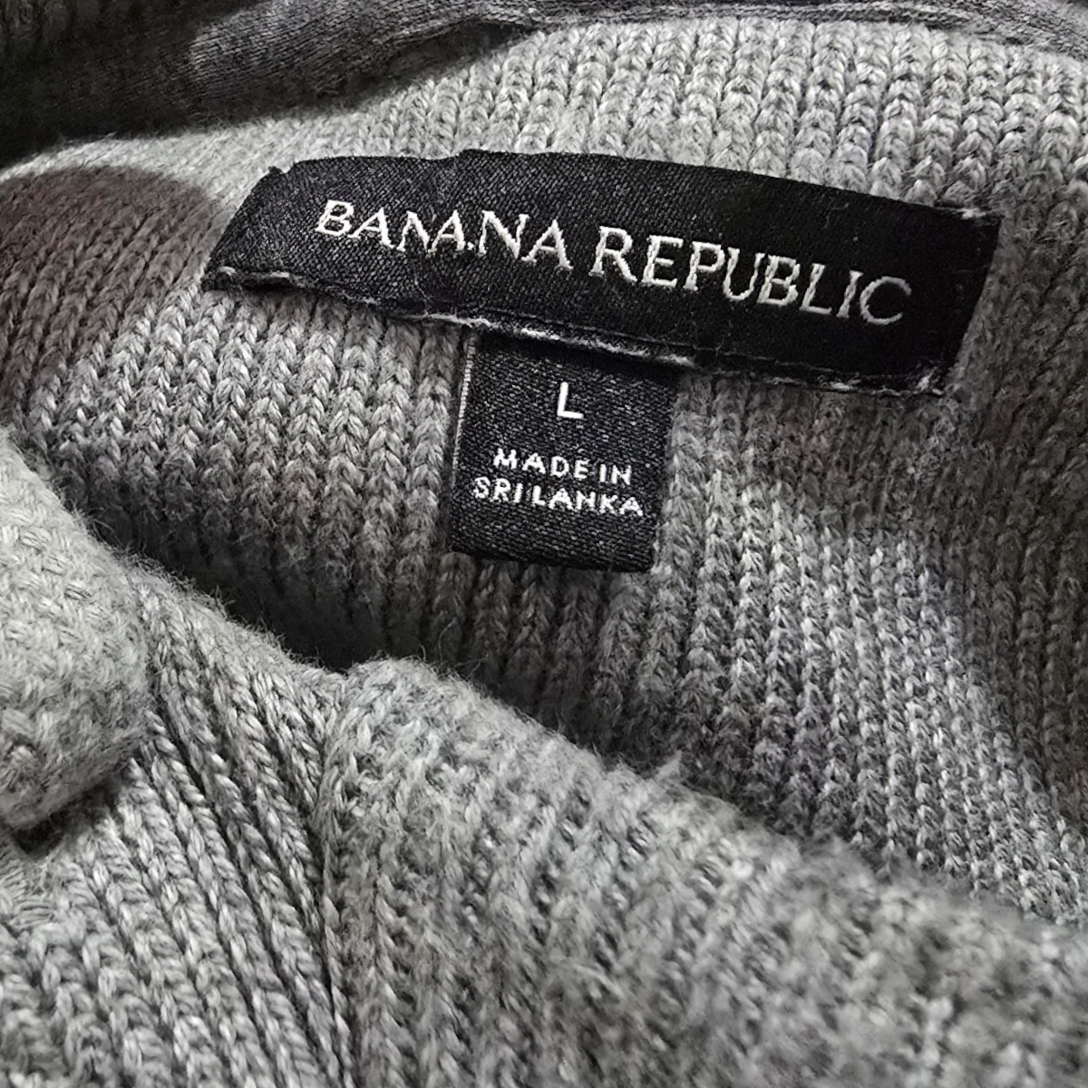 Sudadera Banana Republic Grande L Gris