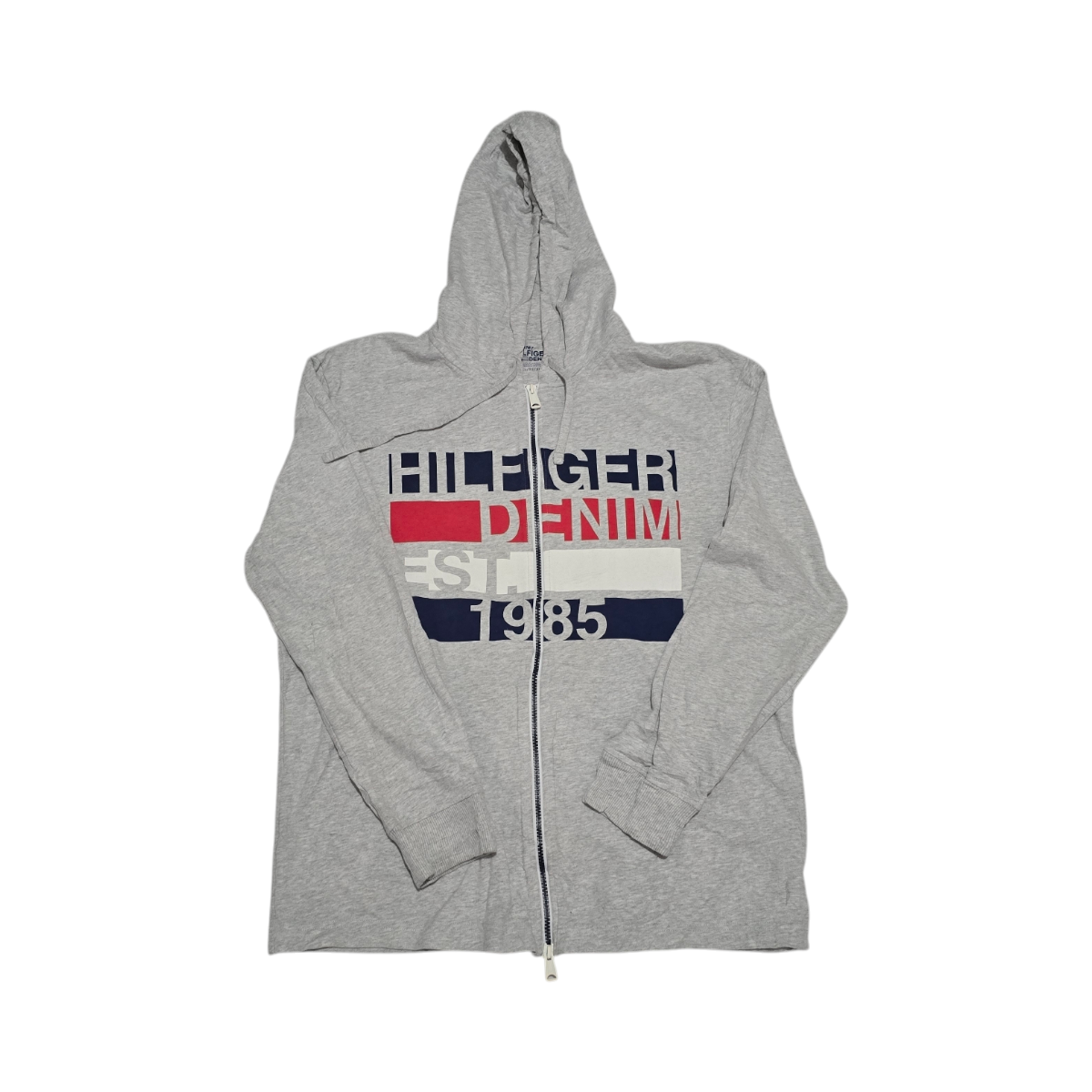 Sudadera Con Capucha Tommy Hilfiger Xgrande Xl Gris