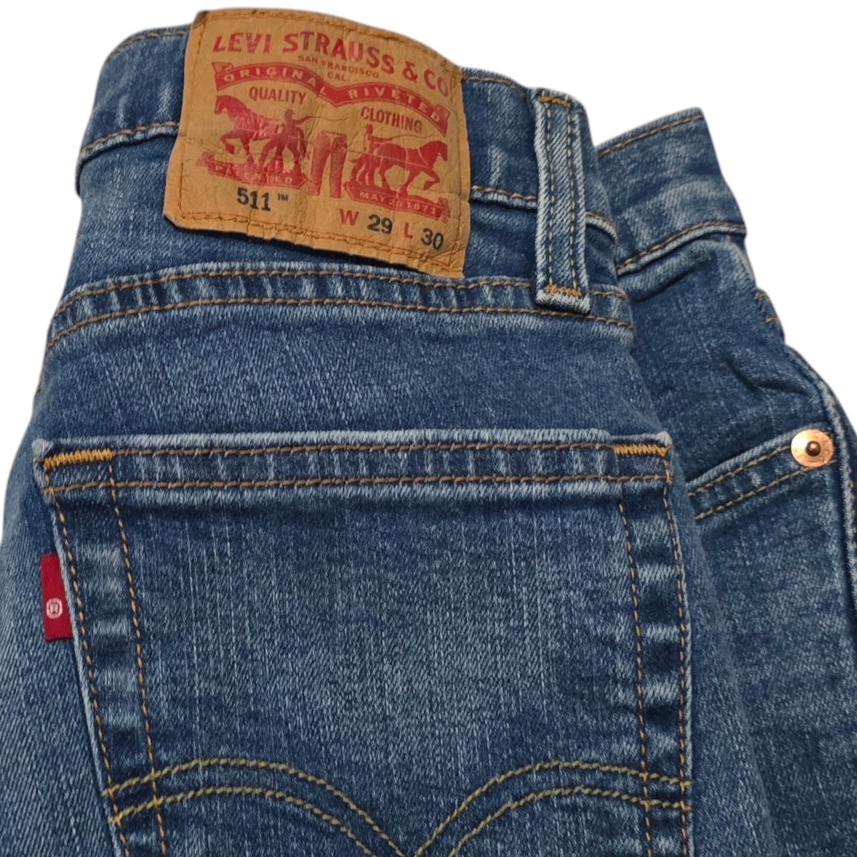 Pantalon Levis 511 29x30 Slimfit Azul