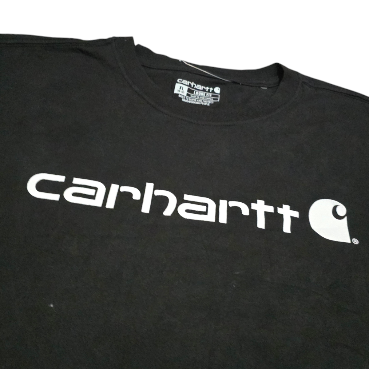 Playera Loosefit Carhartt Xgrande Xl (16-18) Negro Muje