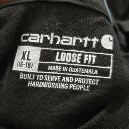Playera Loosefit Carhartt Xgrande Xl (16-18) Negro Muje