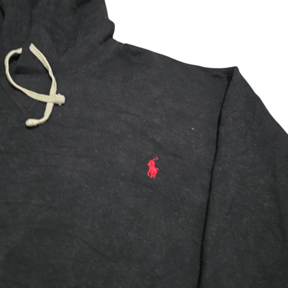 Sudadera Con Gorro Ralph Lauren Xgrande Xl Negro