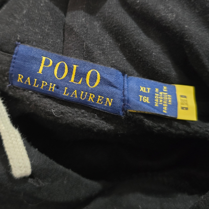 Sudadera Con Gorro Ralph Lauren Xgrande Xl Negro