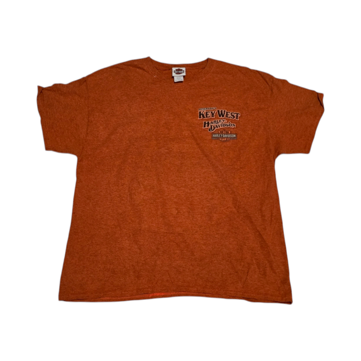Playera Harley Davidson Xgrande Xl Naranja