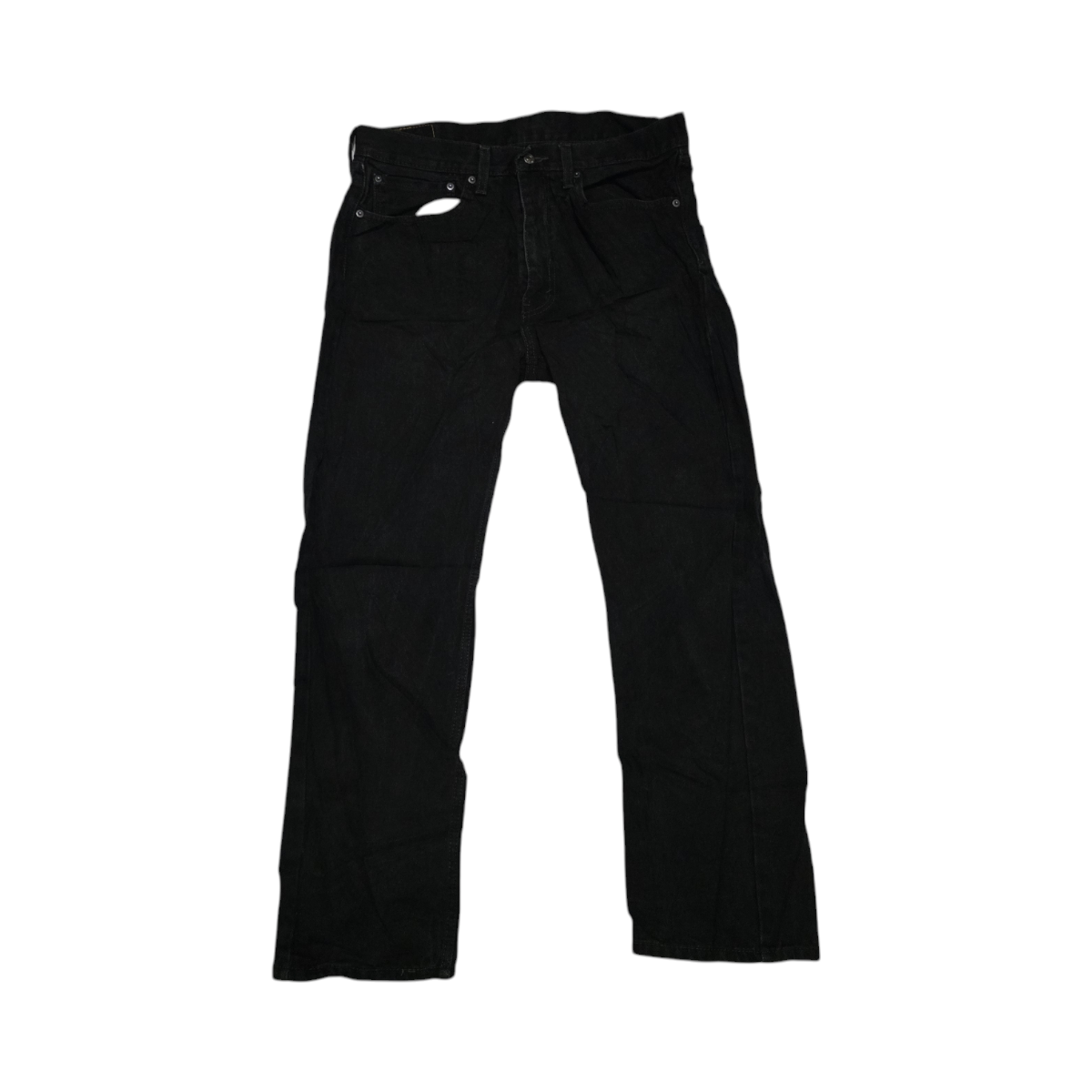 Pantalon Recto Levis 505 35x30 Negro