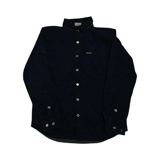 Sudadera Con Botones Columbia Mediana M Azul