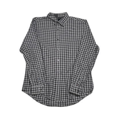 Camisa Tommy Hilfiger Grande L Cuadro Gris