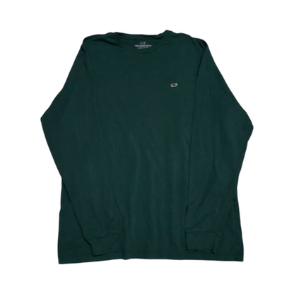 Playera Manga Larga Vineyard Vines Grande L Verde