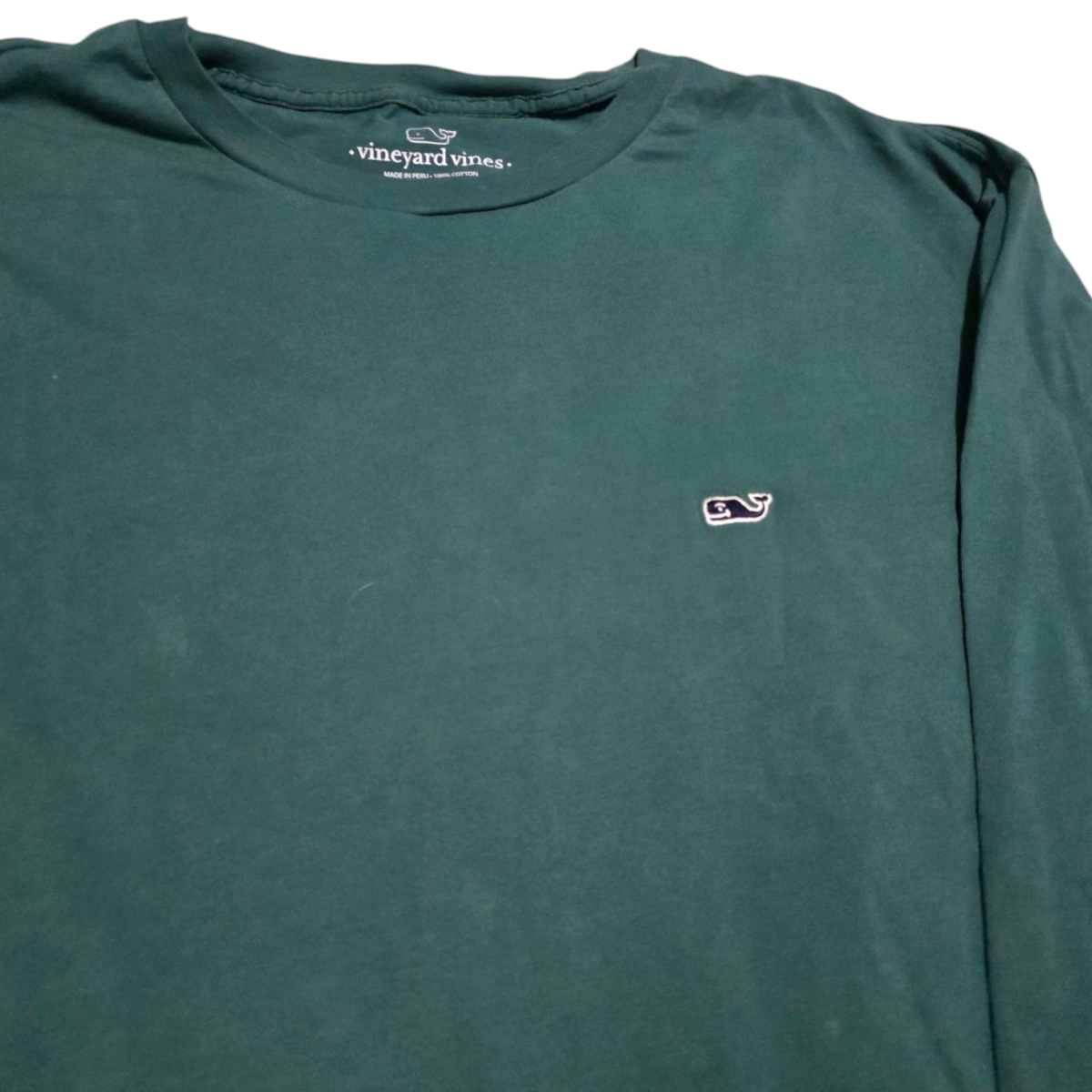 Playera Manga Larga Vineyard Vines Grande L Verde