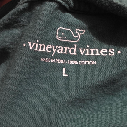 Playera Manga Larga Vineyard Vines Grande L Verde
