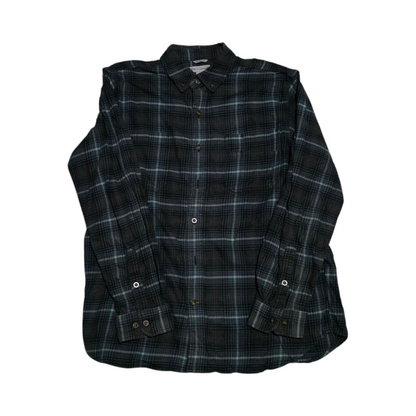 Camisa Carhartt Grande L Cuadros Azul Con Gris