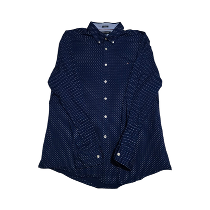Camisa Tommy Hilfiger Xgrande Xl Azul Figuras
