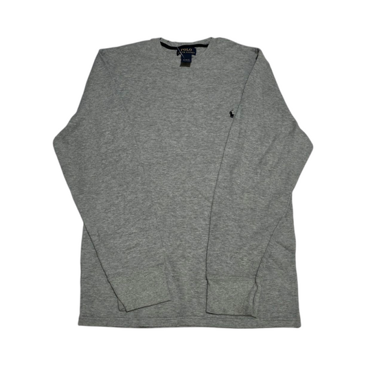 Playera Manga Larga Ralph Lauren Xgrande Xl Gris