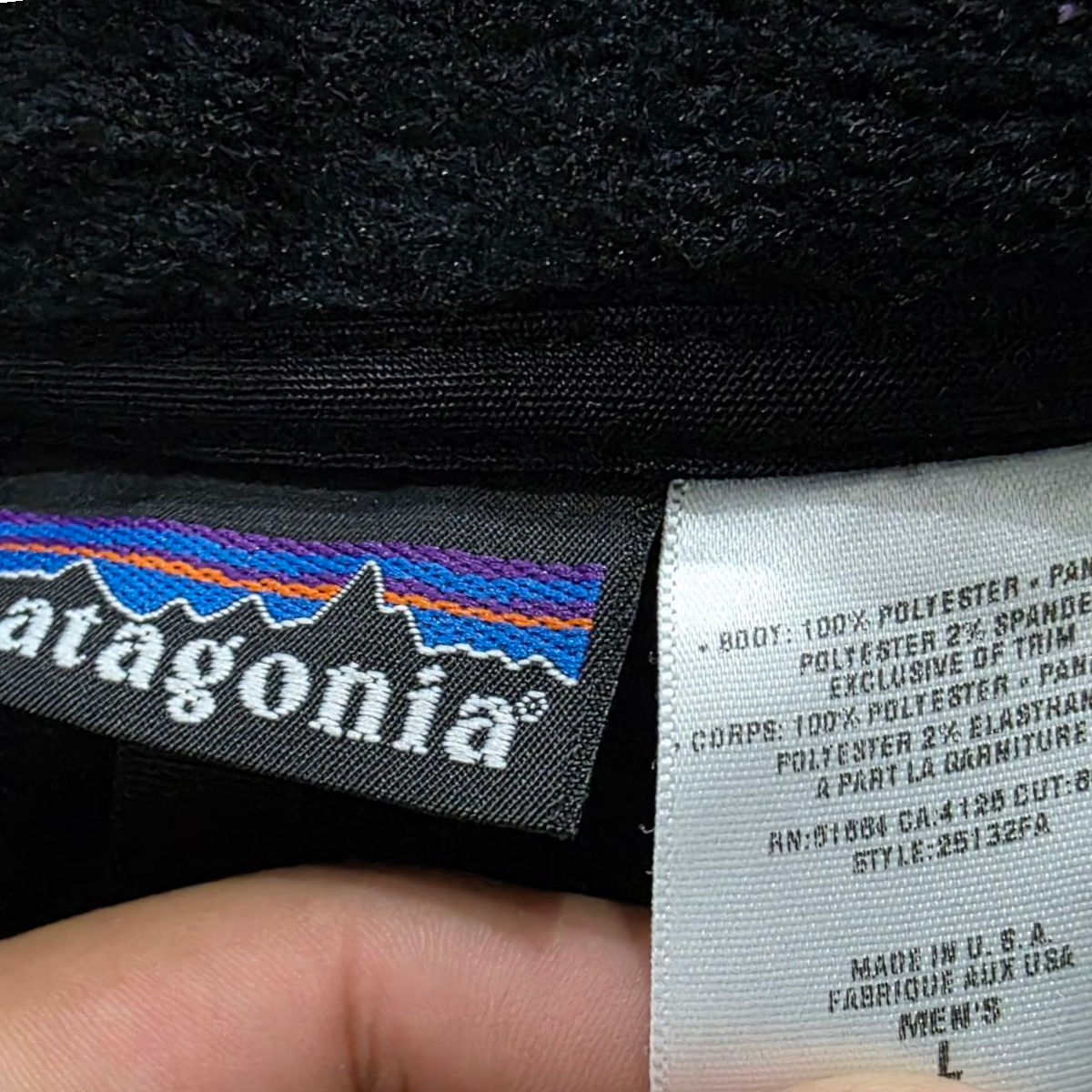 Sudadera Patagonia Grande L Negro