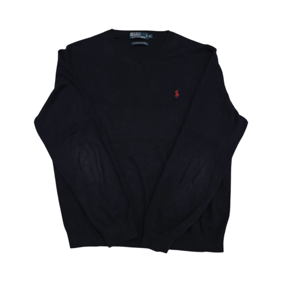 Sueter Delgado Ralph Lauren Xgrande Xl Azul Pony Rojo