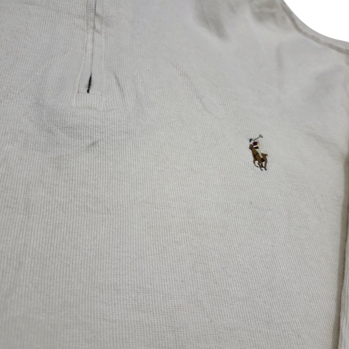 Sueter Ralph Lauren Xgrande Xl Beige Pony Colores Estate Rib
