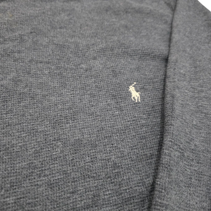 Playera Manga Larga Ralph Lauren Mediana M Gris