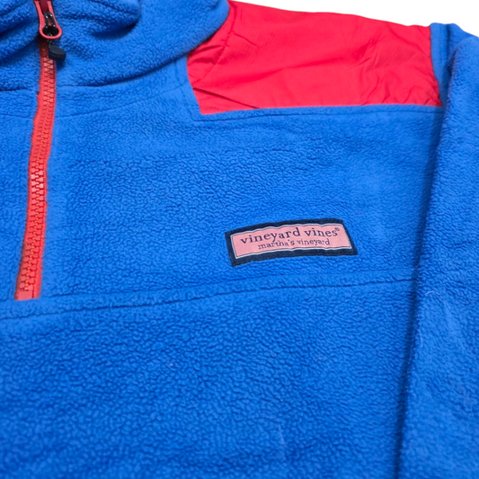 Sudadera Medio Cierre Vineyard Vines Grande L Azul Deslavado
