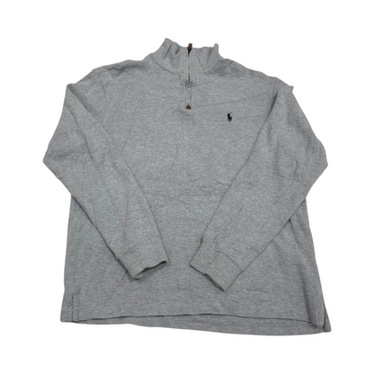 Sueter Medio Cierre Ralph Lauren Grande L Gris