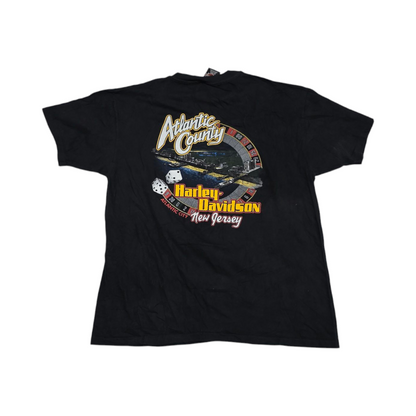 Playera Harley Davidson New Jersey Águila Xgrande Xl Negra