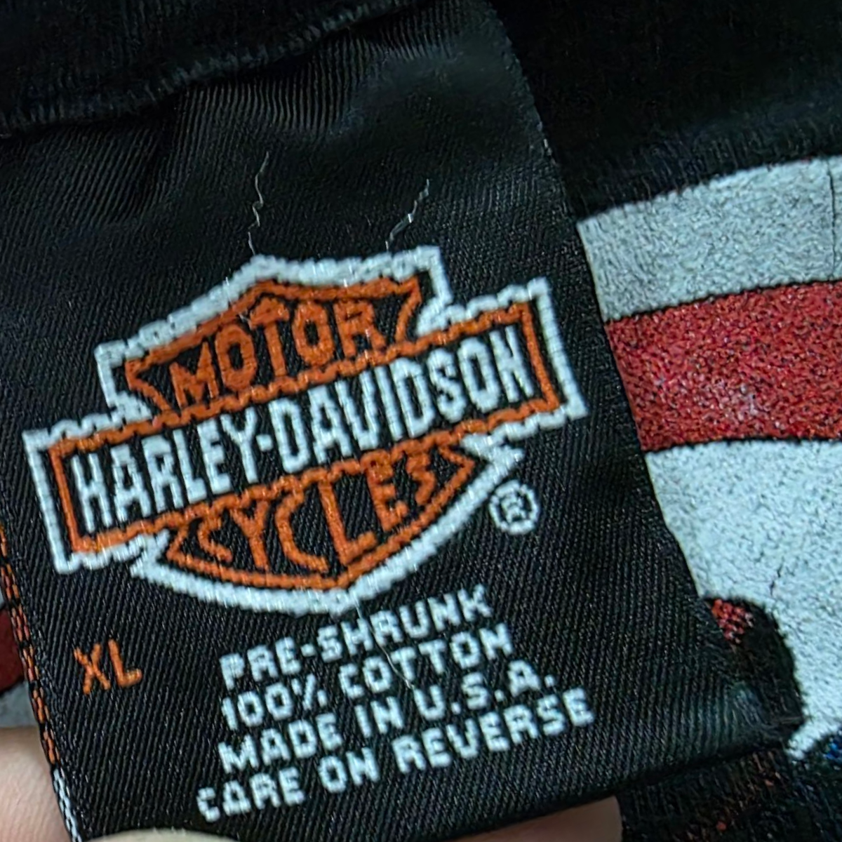 Playera Harley Davidson New Jersey Águila Xgrande Xl Negra
