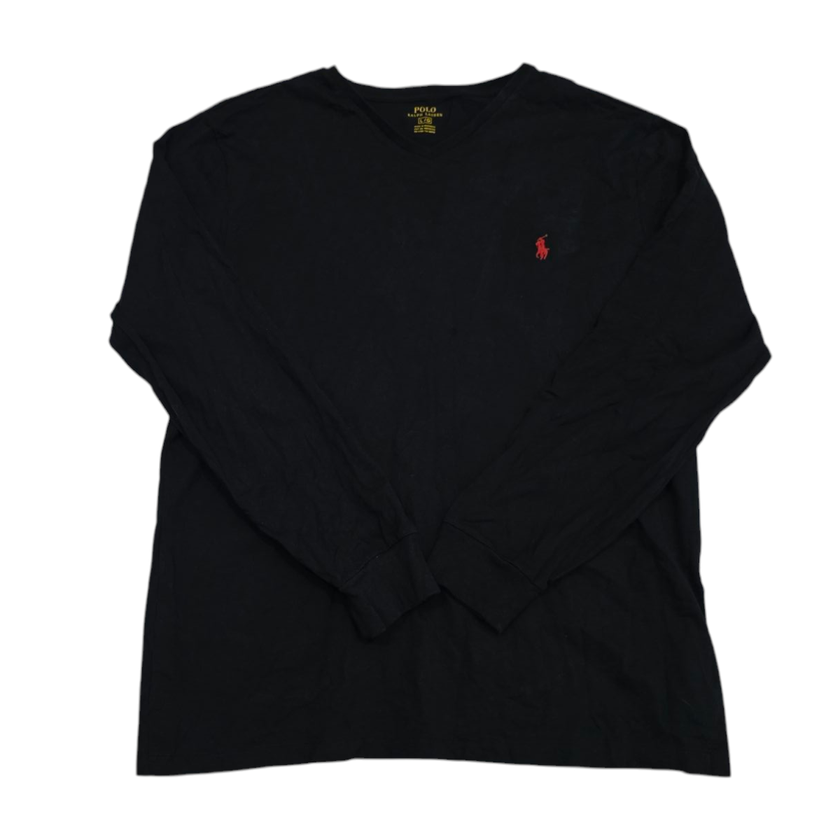 Playera Manga Larga Ralph Lauren Grande L Negro
