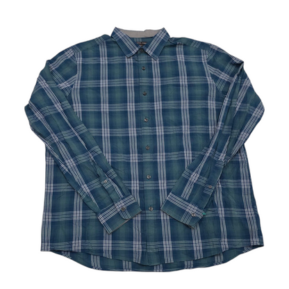 Camisa Michael Kors Xgrande Xl Cuadros Azul