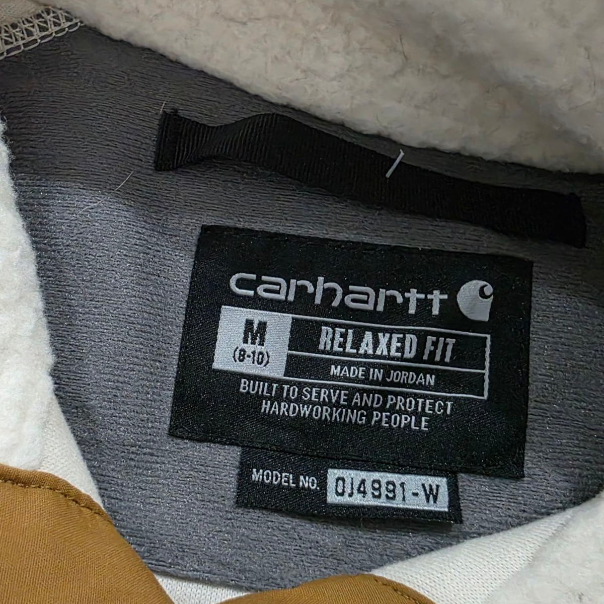 Sudadera Relaxed Fit Carhartt Mediana M 8-10 Beige Cafe