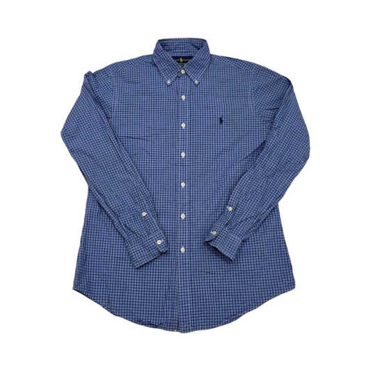 Camisa Custom Fit Ralph Lauren Mediana M Cuadro Azul