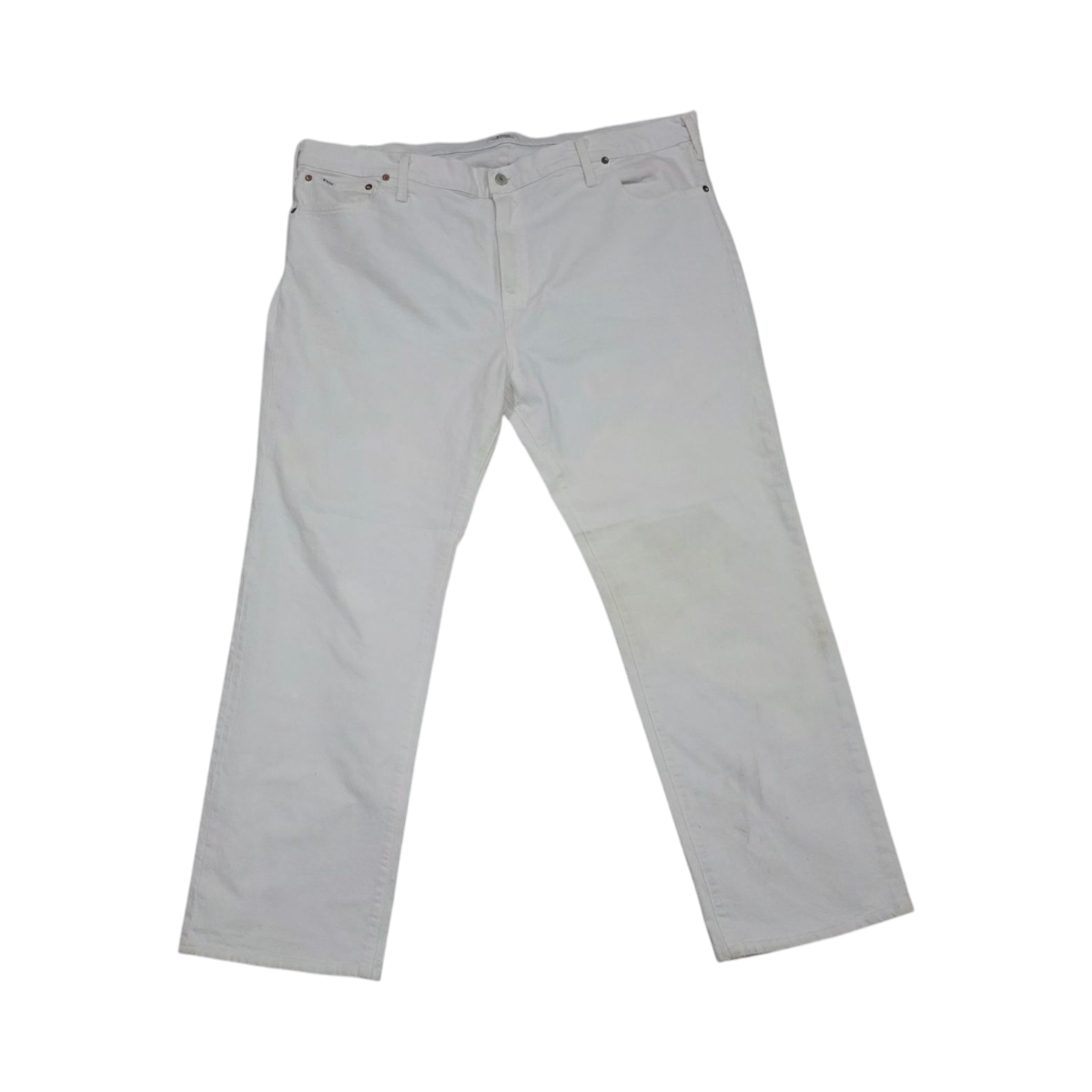 Pantalon Recto Ralph Lauren 40x30 Blanco