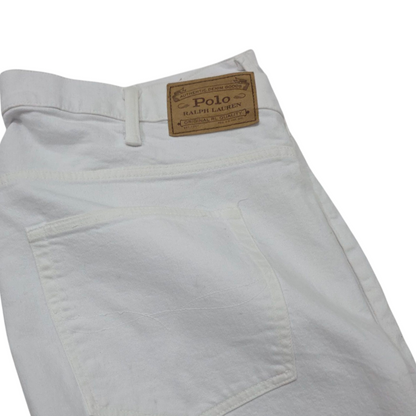 Pantalon Recto Ralph Lauren 40x30 Blanco