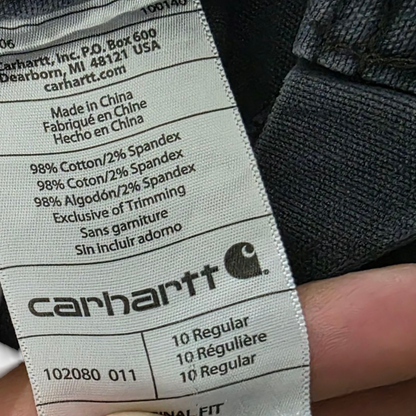 Pantalon Mujer Carhartt Talla 10 Gris
