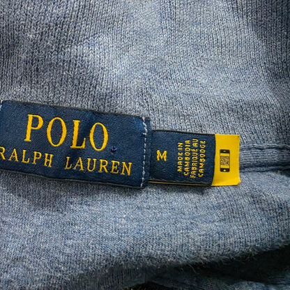 Sueter Medio Cierre Ralph Lauren Mediana M Azul