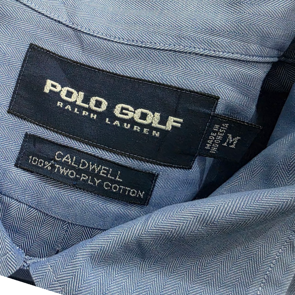 Camisa Polo Golf Manga Corta Ralph Lauren Mediana M Azul