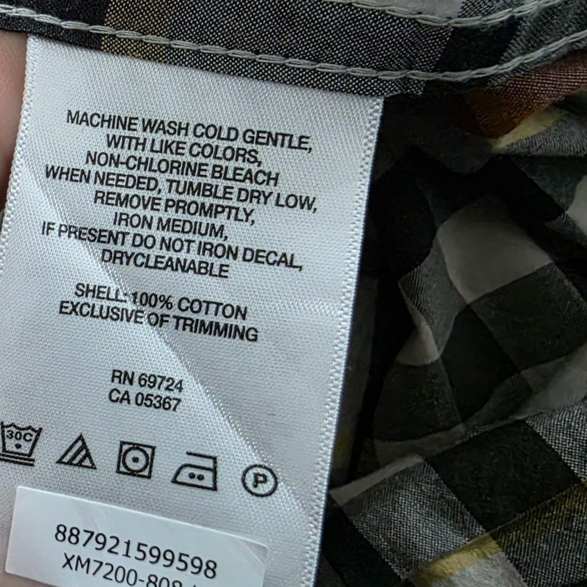 Camisa Columbia Grande L Cuadro Cafe (Usa
