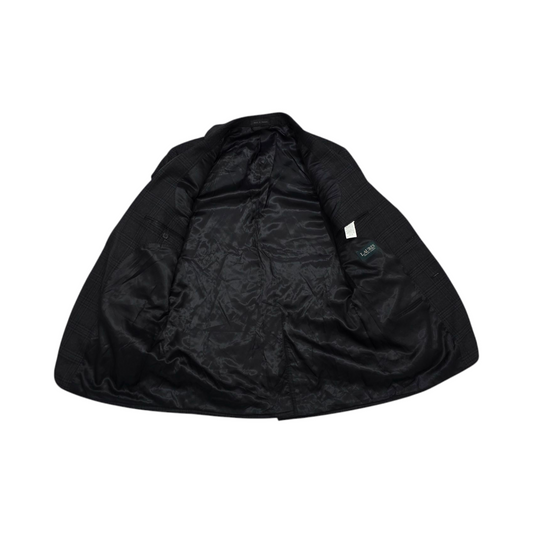 Saco Ralph Lauren 40l Gris Oscuro Cuadros