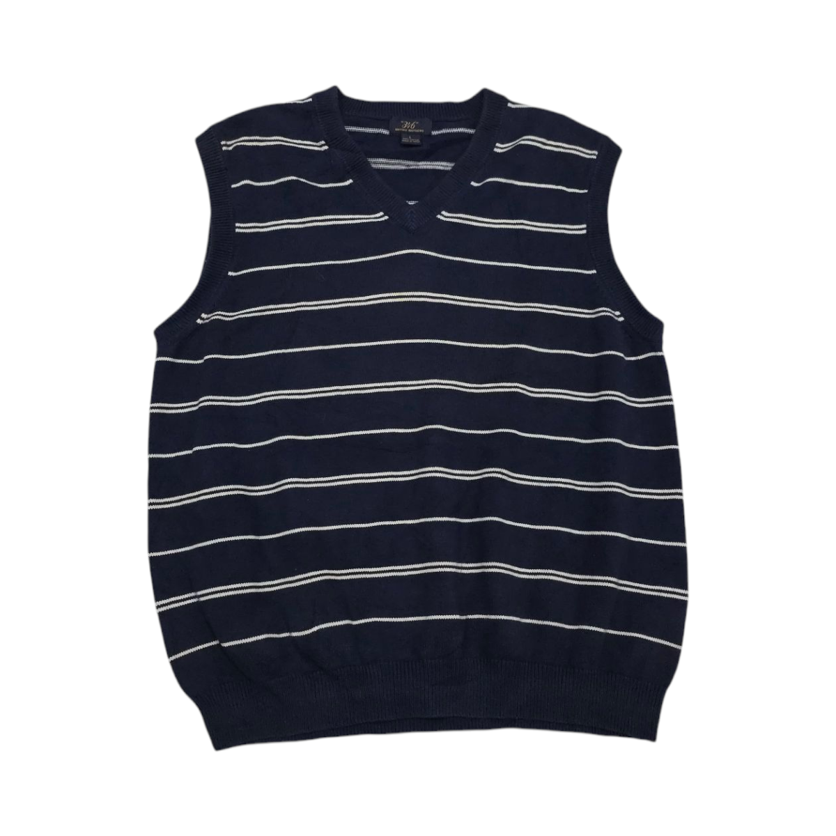 Chaleco Brooks Brothers Grande L Azul Lineas