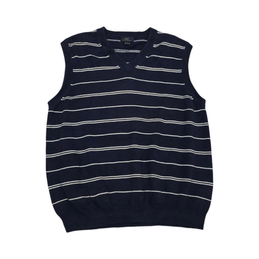Chaleco Brooks Brothers Grande L Azul Lineas